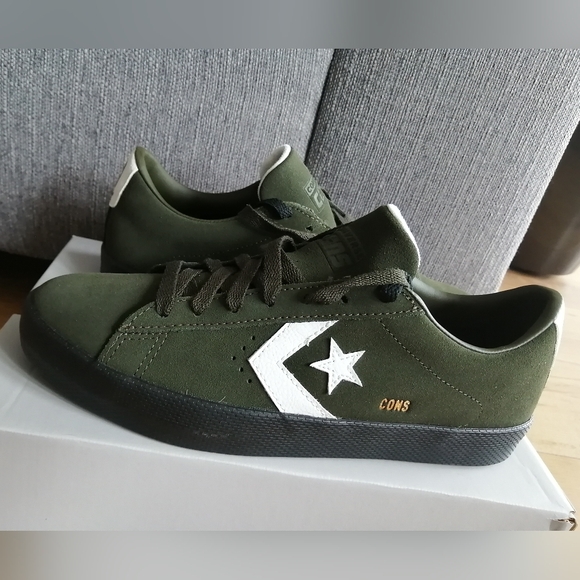 Converse Vulc Pro Size 8 Men Olive Green. New With Box. - Picture 3 of 10